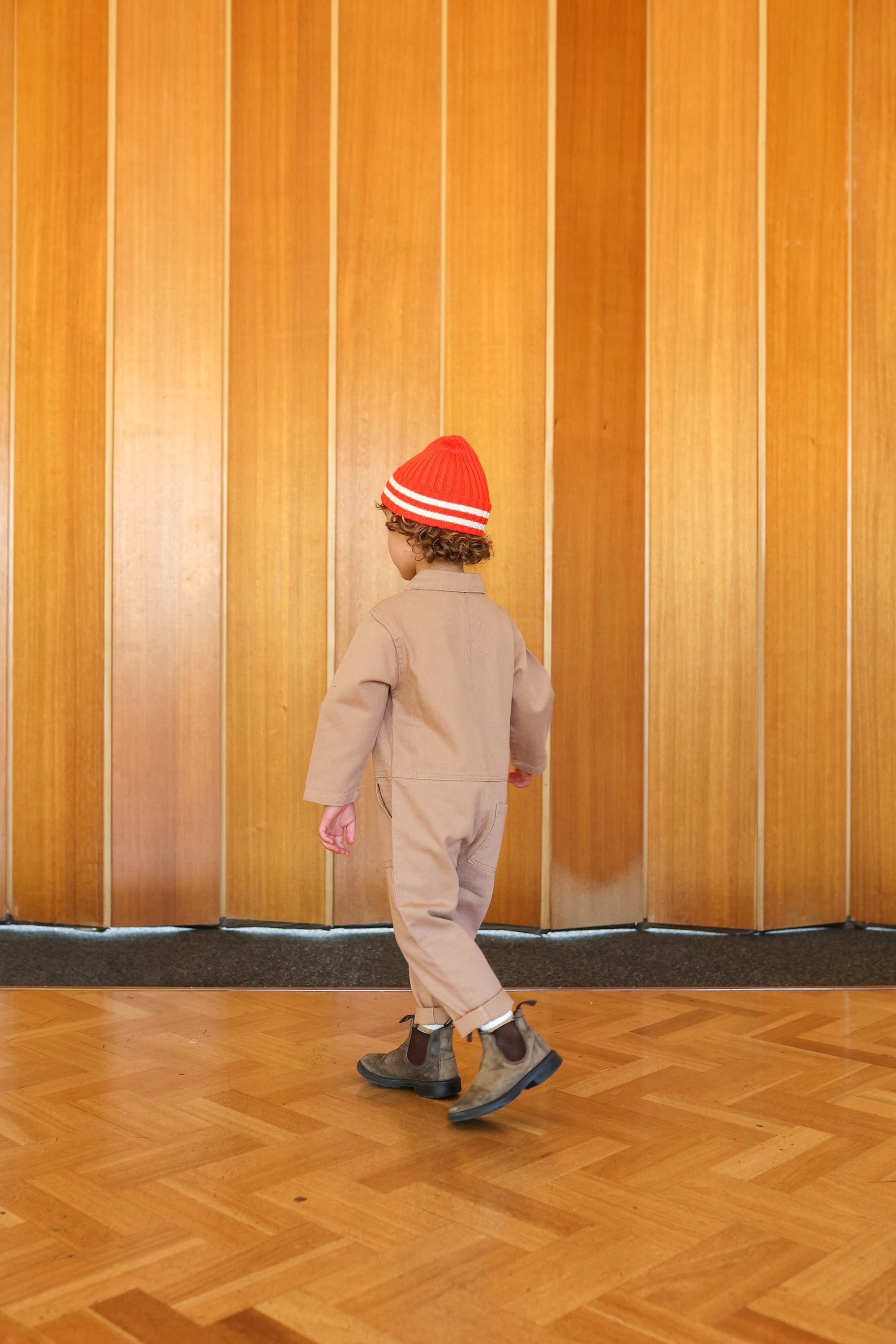 Grown ~ Organic Denim Boilersuit - Clay