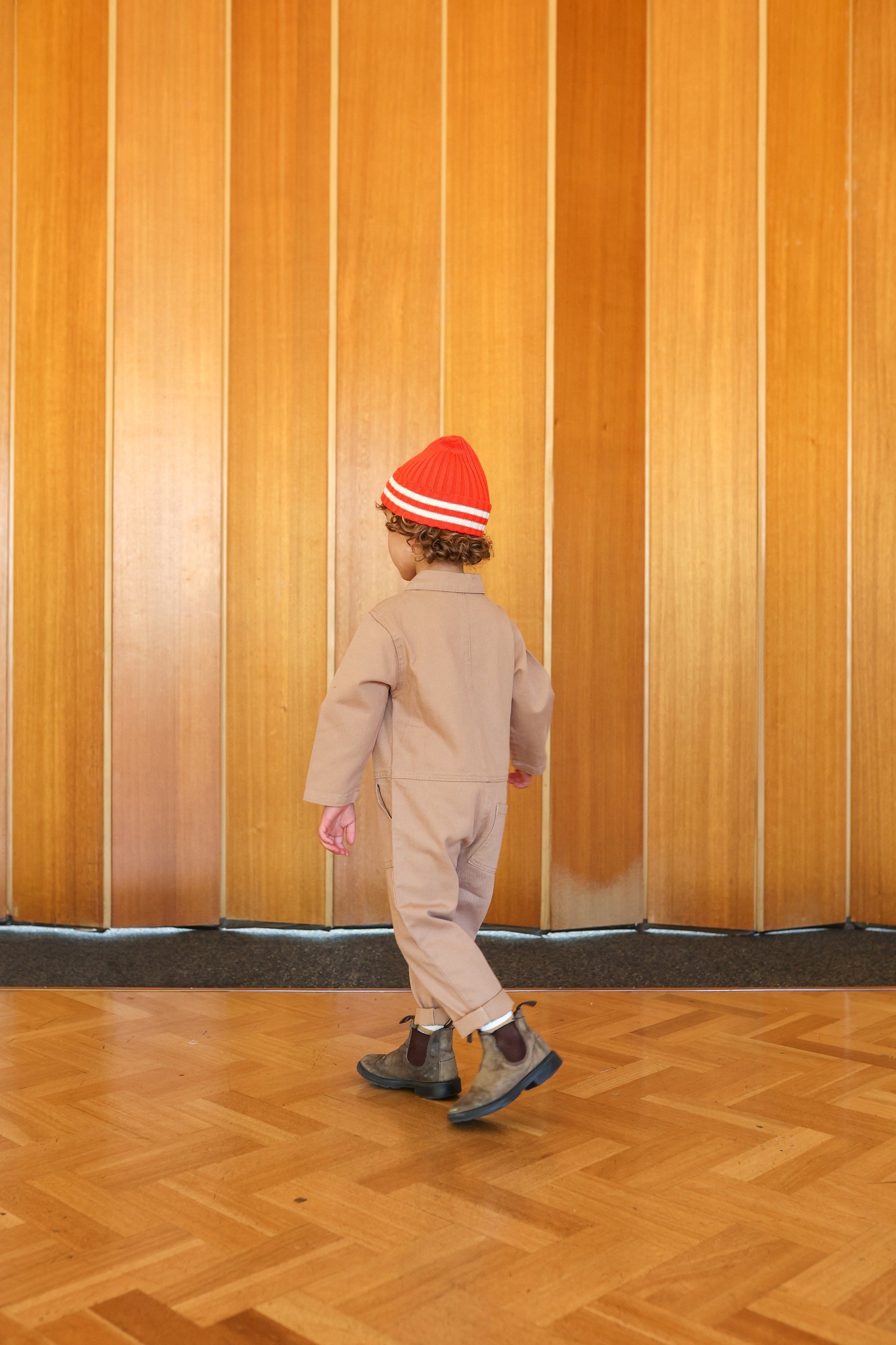 Grown ~ Organic Denim Boilersuit - Clay