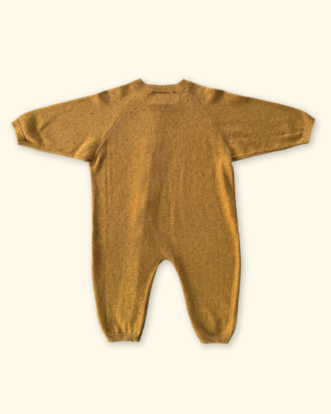 Grown ~ Organic Essential Zip Starsuit Golden Speckle
