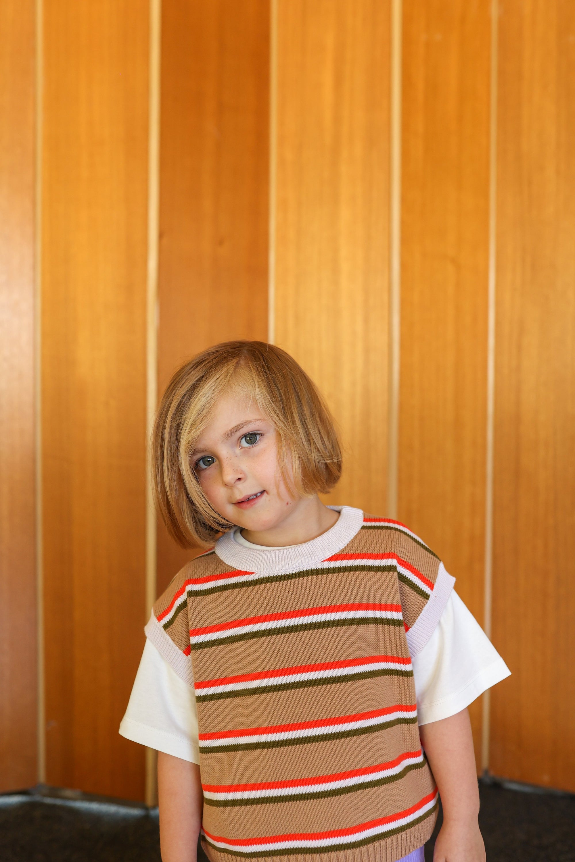 Grown ~ Organic Striped Vest