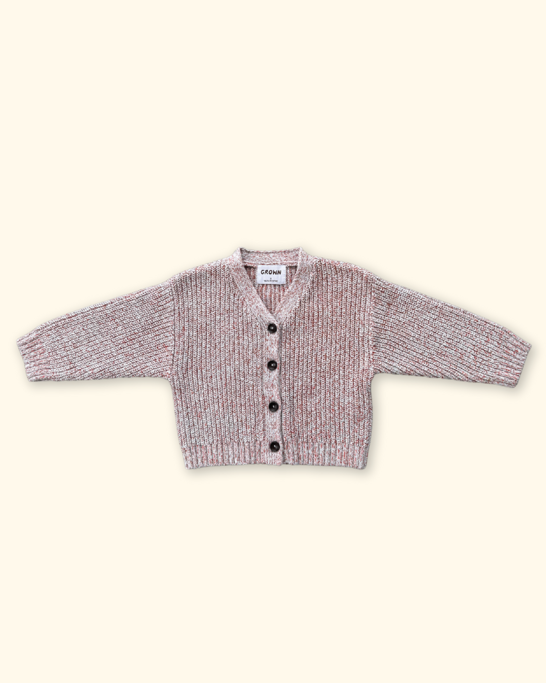 Grown ~ Twisted Chunky Rib Cardigan
