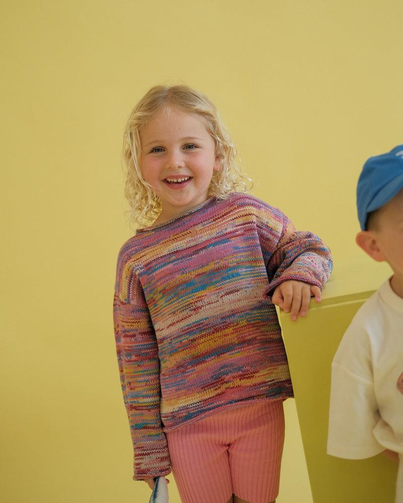 Knitted Pull Over - Rainbow