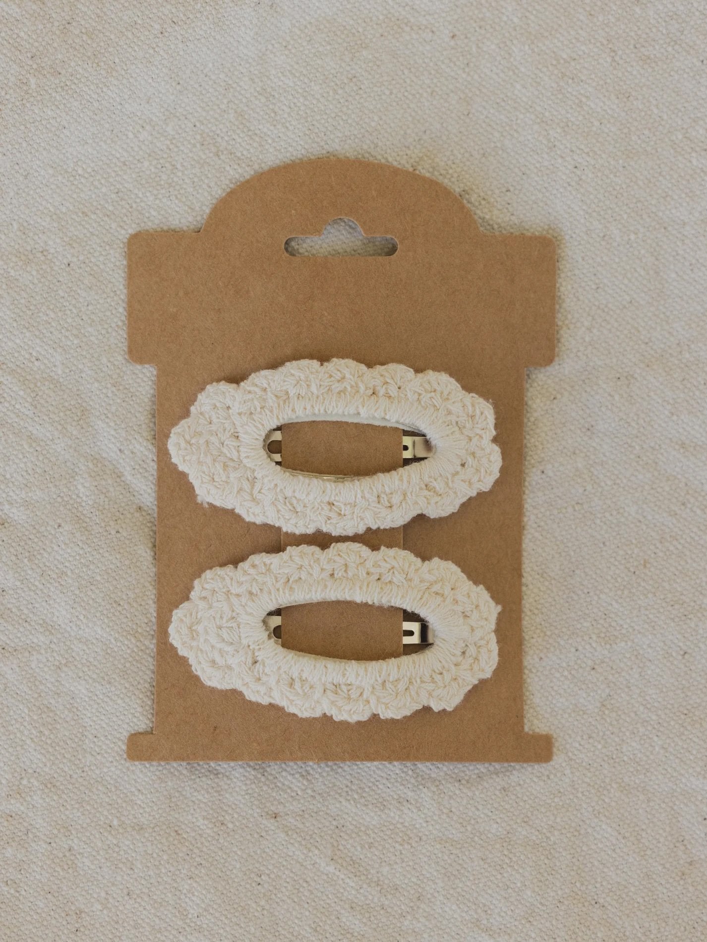 Valencia ~ Hair Clips - Natural
