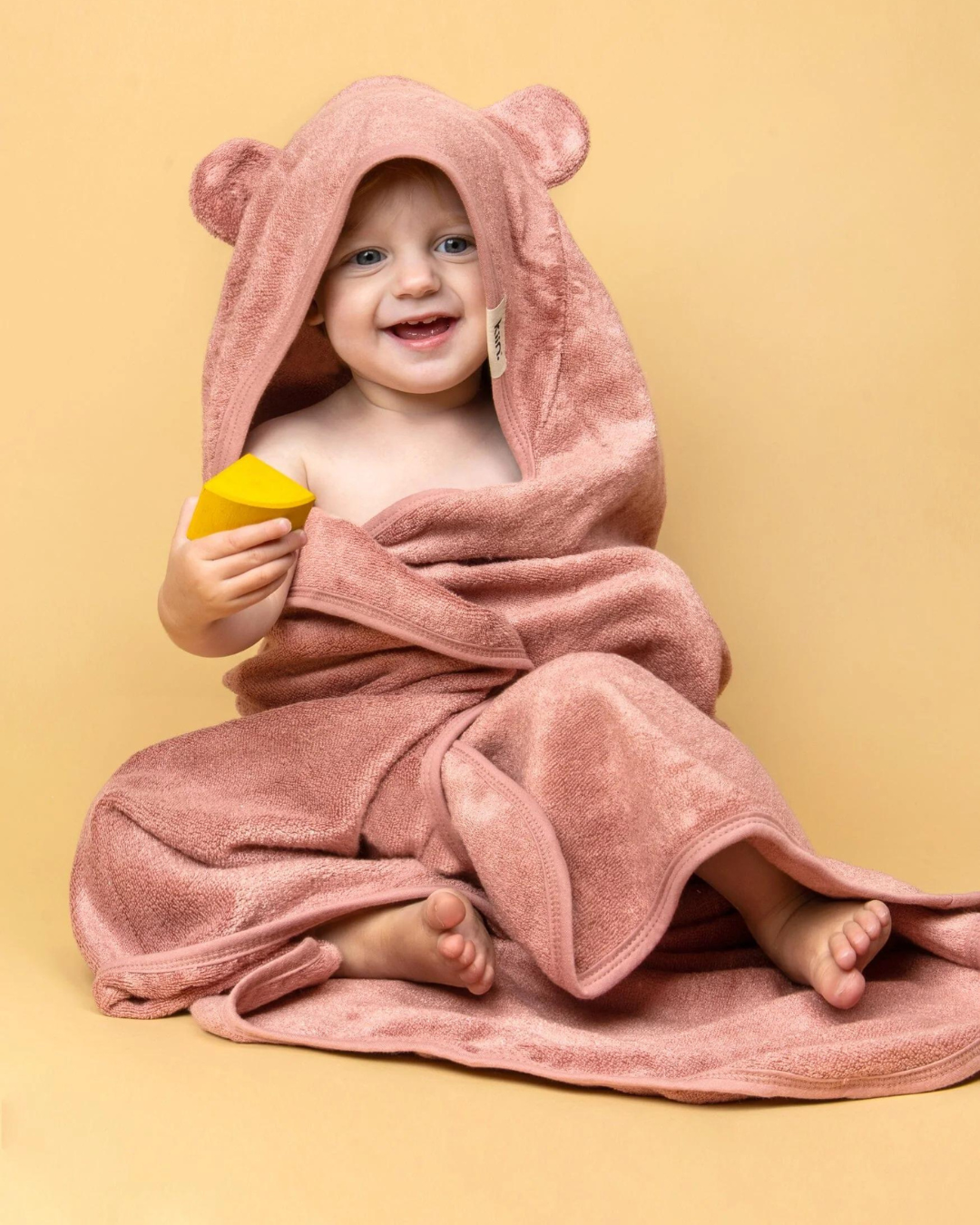 Kiin Baby ~ Hooded Towel - Blush