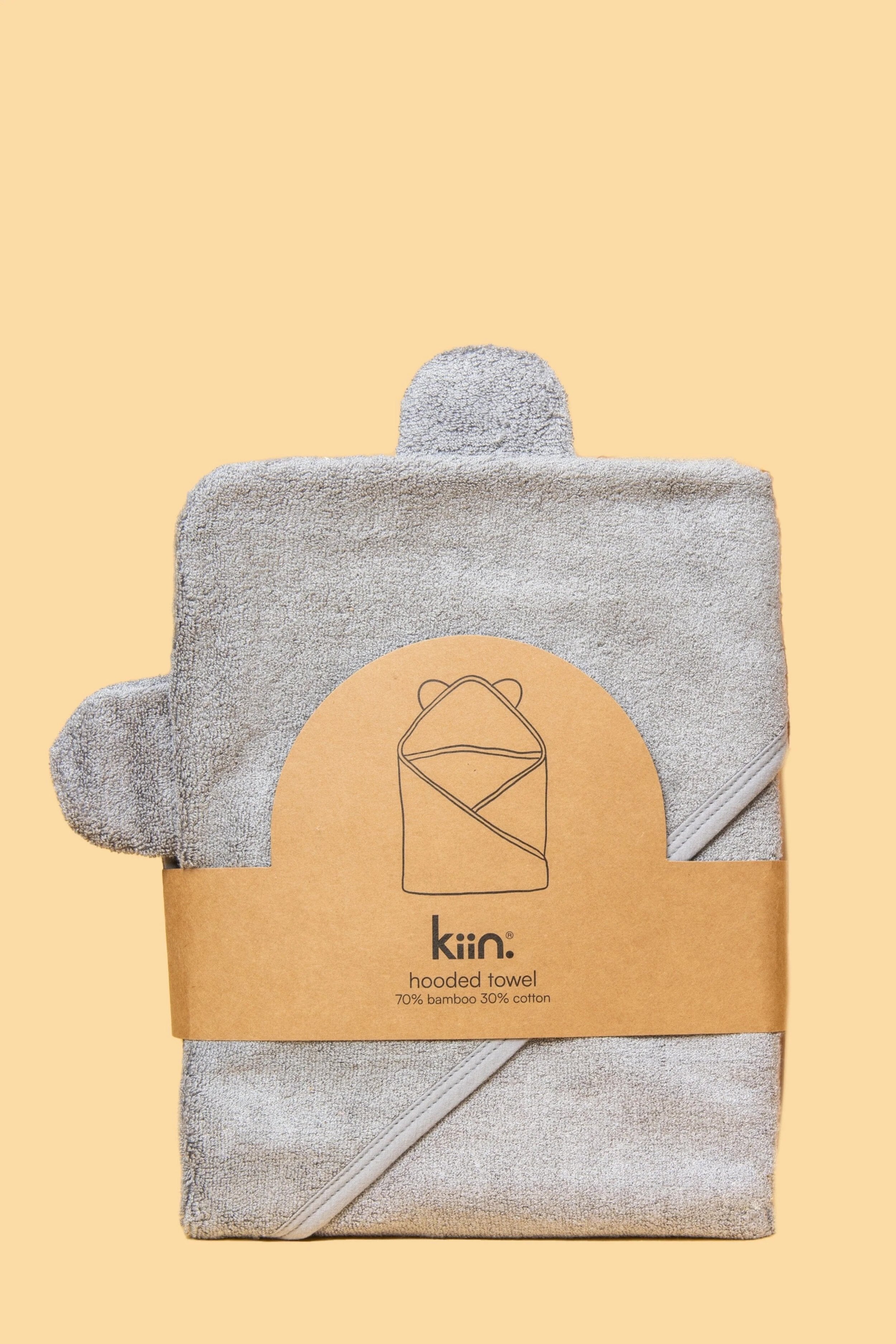Kiin Baby ~ Hooded Towel - Dusty Blue
