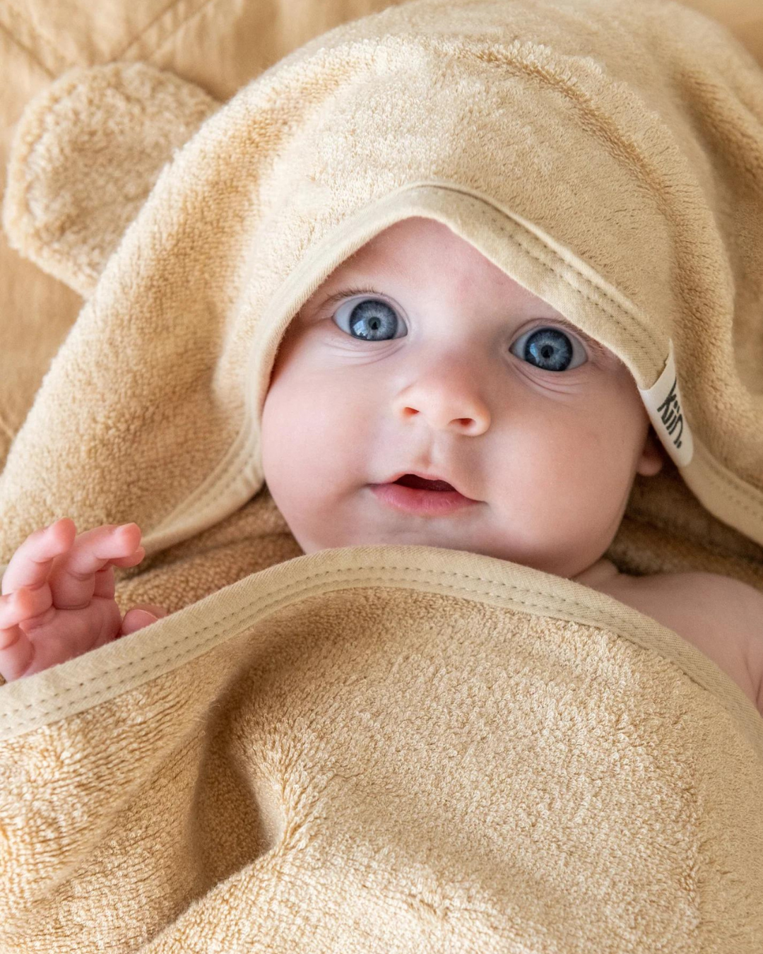 Kiin Baby ~ Hooded Towel - Oat