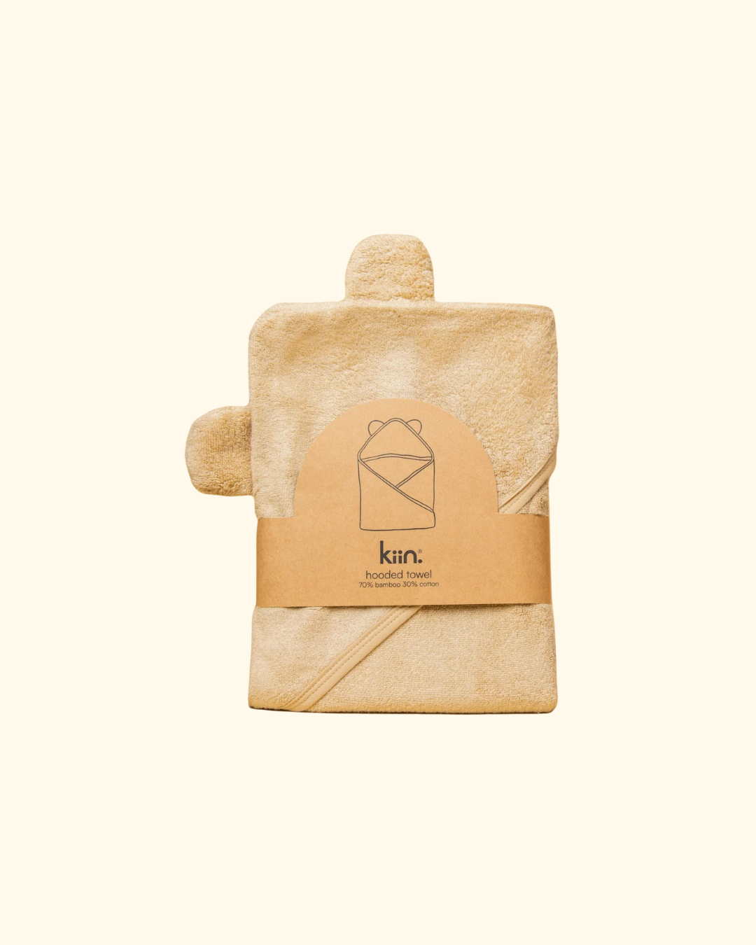 Kiin Baby ~ Hooded Towel - Oat