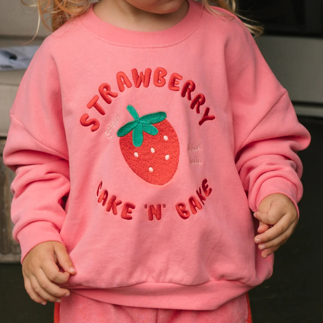 Strawberry Cake Sweater Meringue Pink