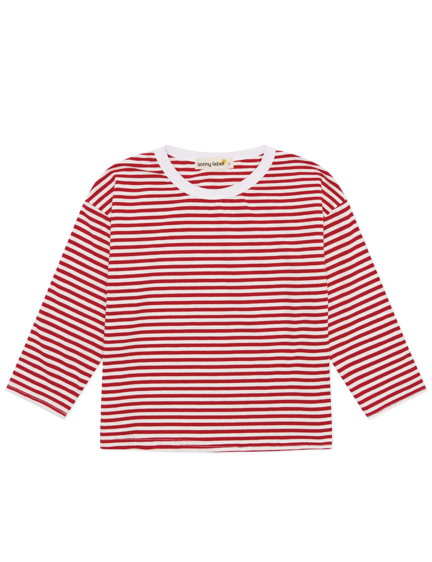 Long Tee: Red Stripe
