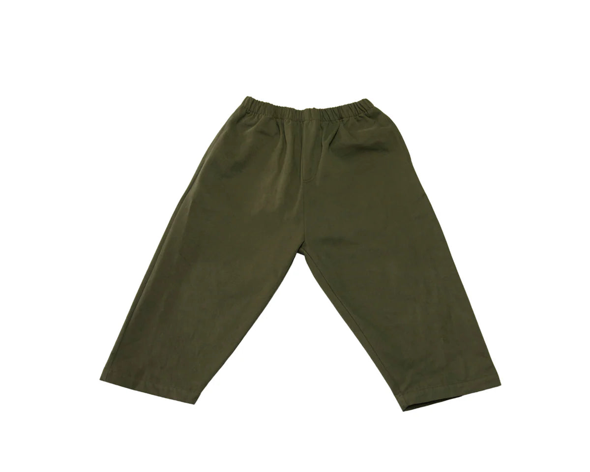 THE DUSTY DROP CROTCH PANT - KHAKI