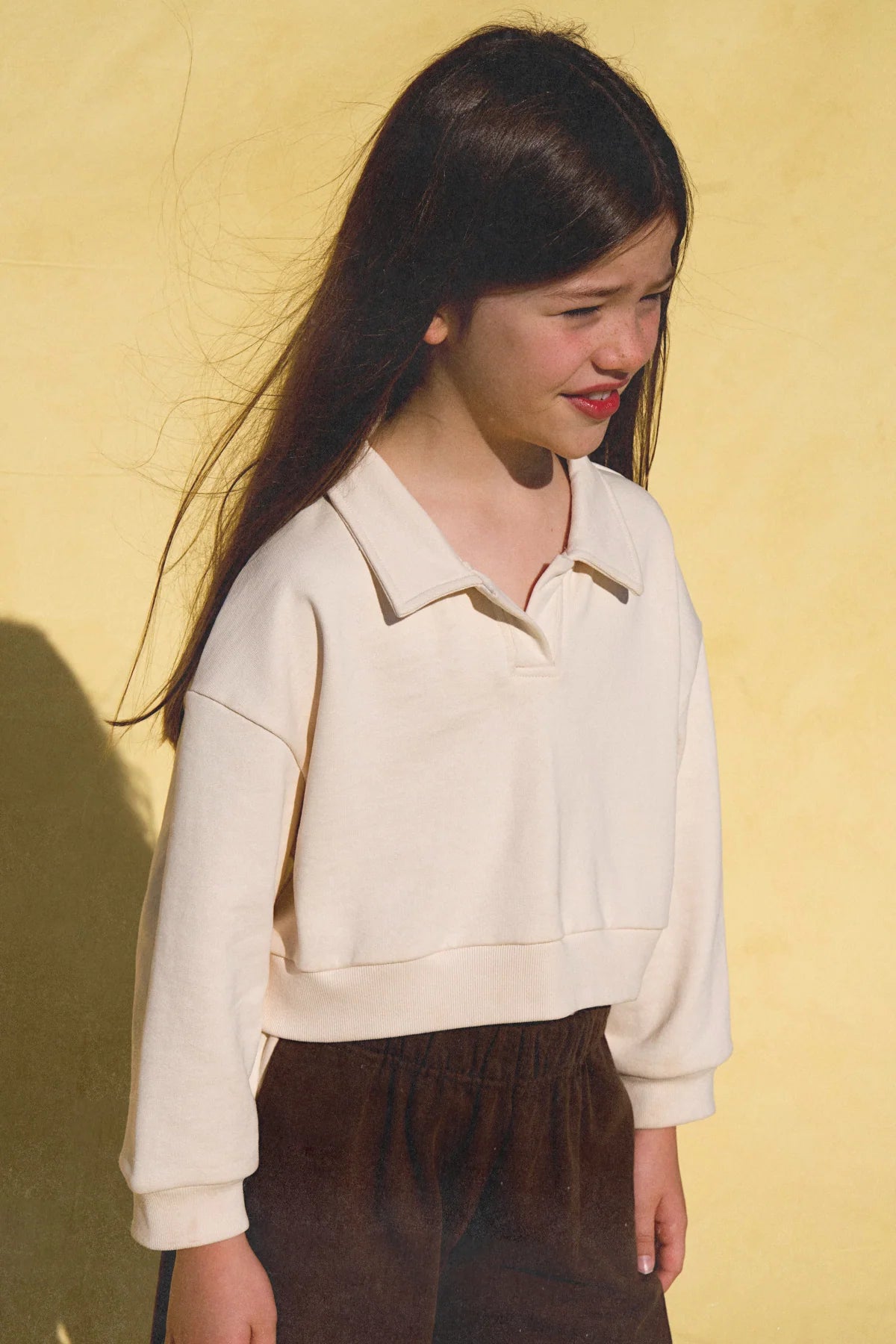 THE PENN POLO JUMPER - CREAM