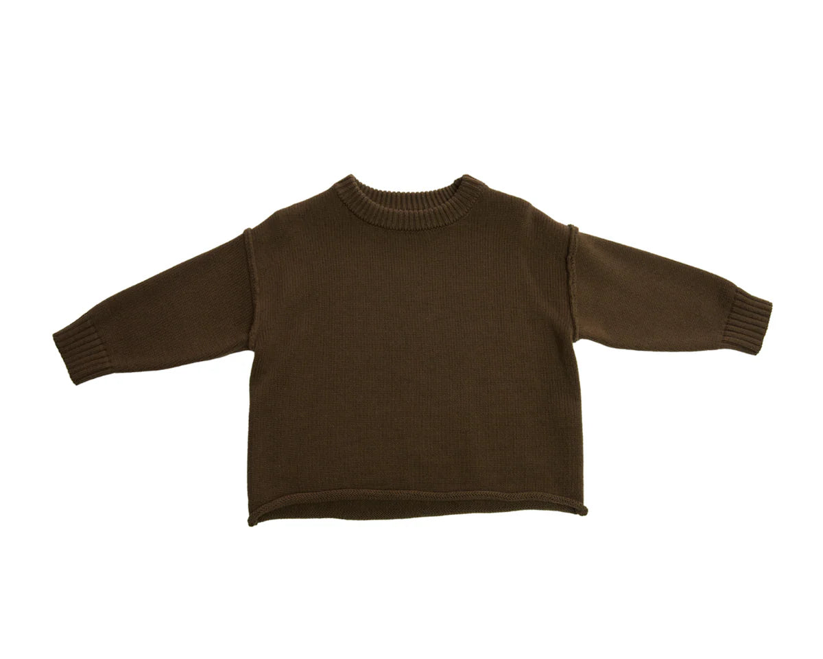 THE SANDY KNIT - CHOCOLATE
