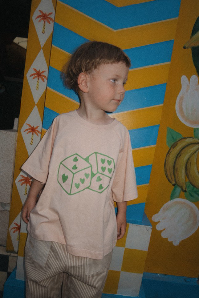Roll the Dice Tee - Cream