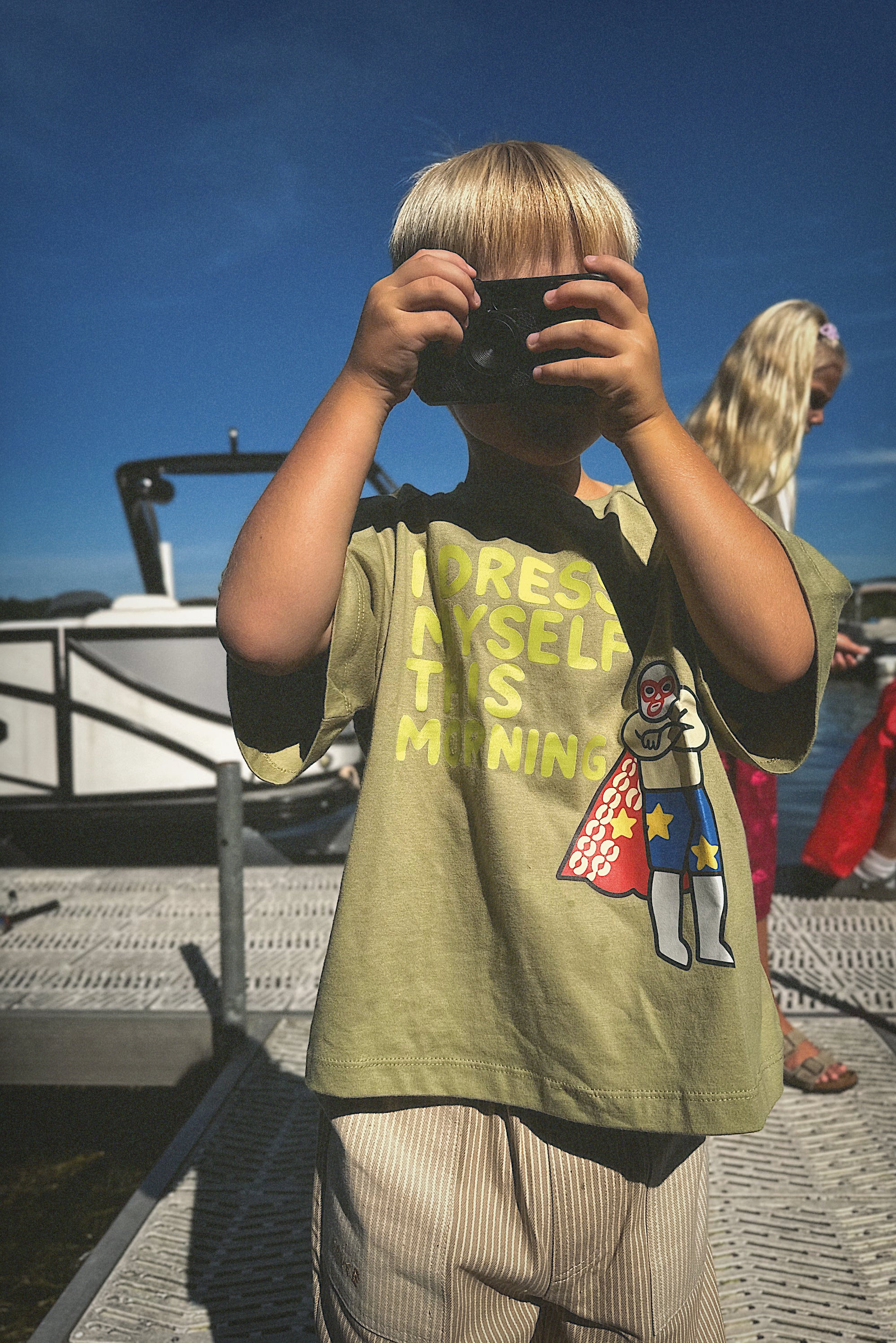 Dressed Myself tee - Olive