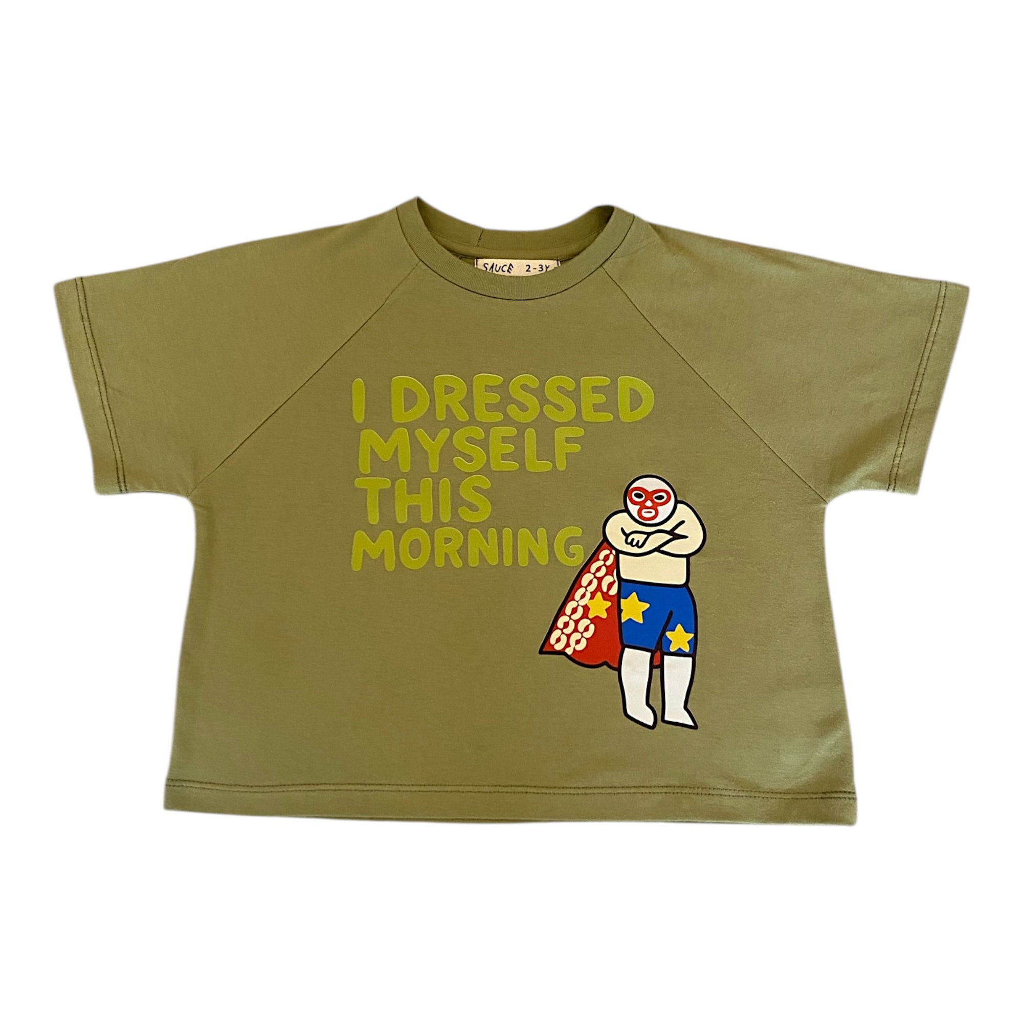Dressed Myself tee - Olive