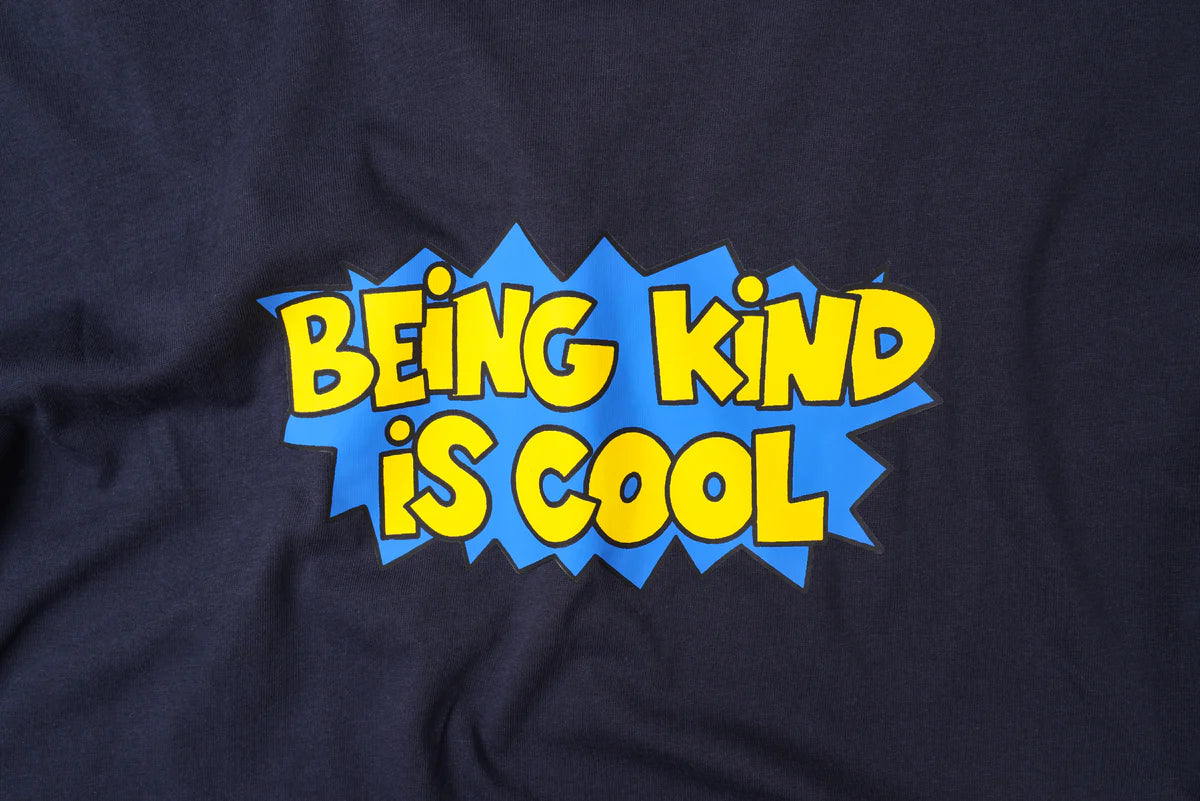 Being Kind is Cool tee in navy