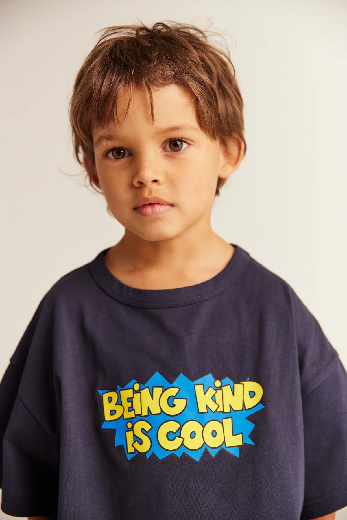 Being Kind is Cool tee in navy