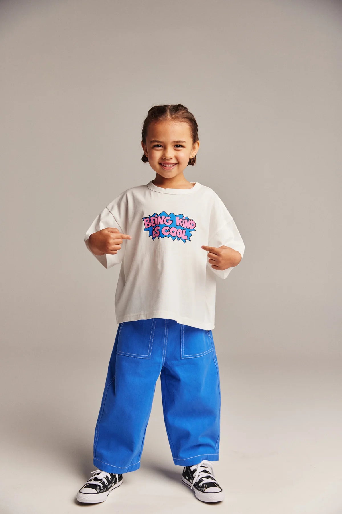 Being Kind is Cool tee in white