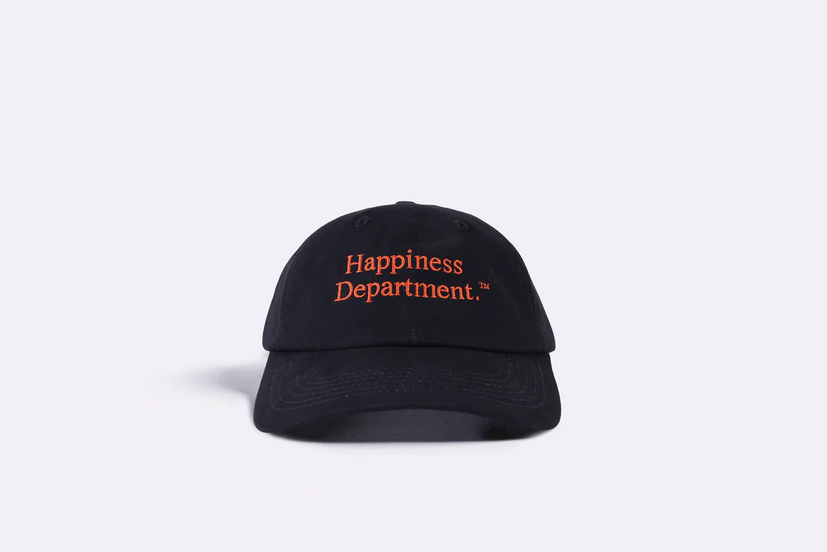 Happiness Dept. dad cap in dark navy