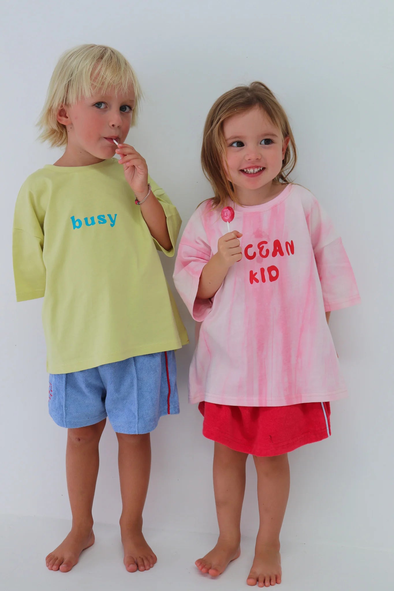 Ocean Kid Tee - Coral Wash