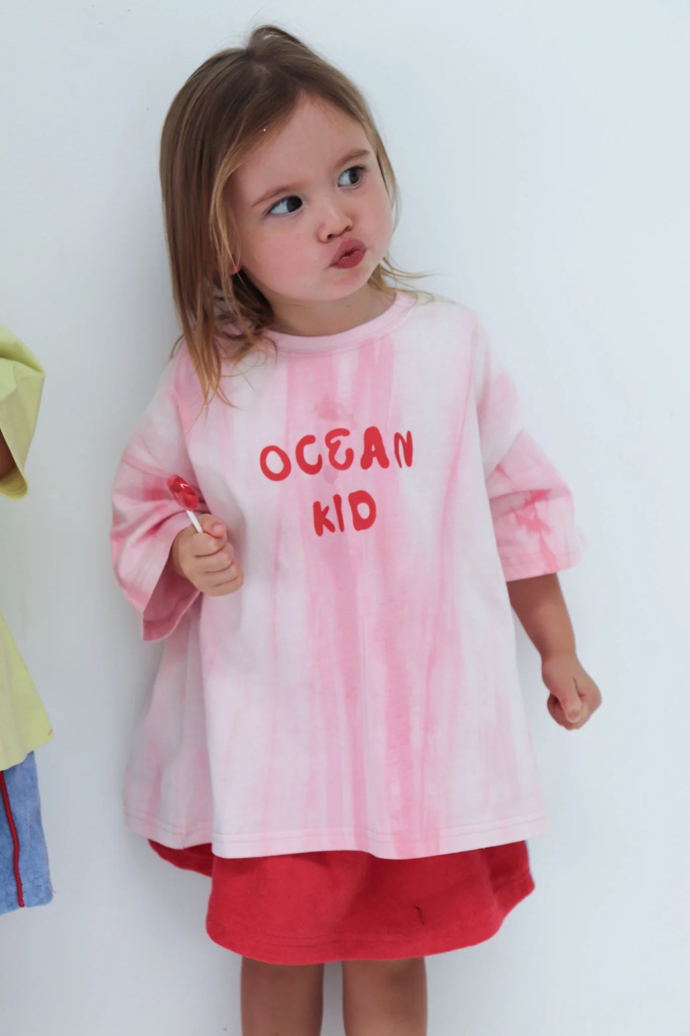 Ocean Kid Tee - Coral Wash