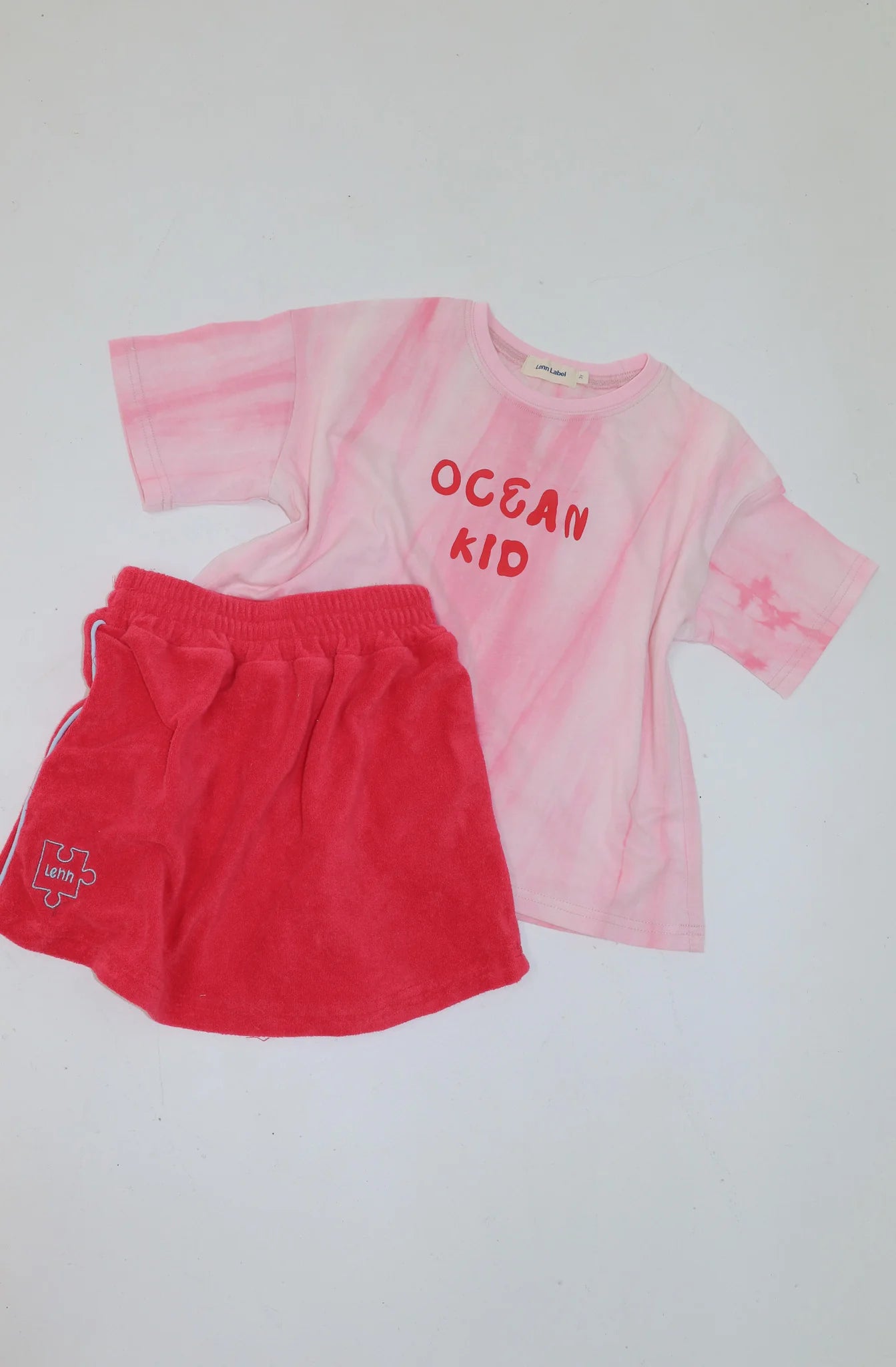 Ocean Kid Tee - Coral Wash