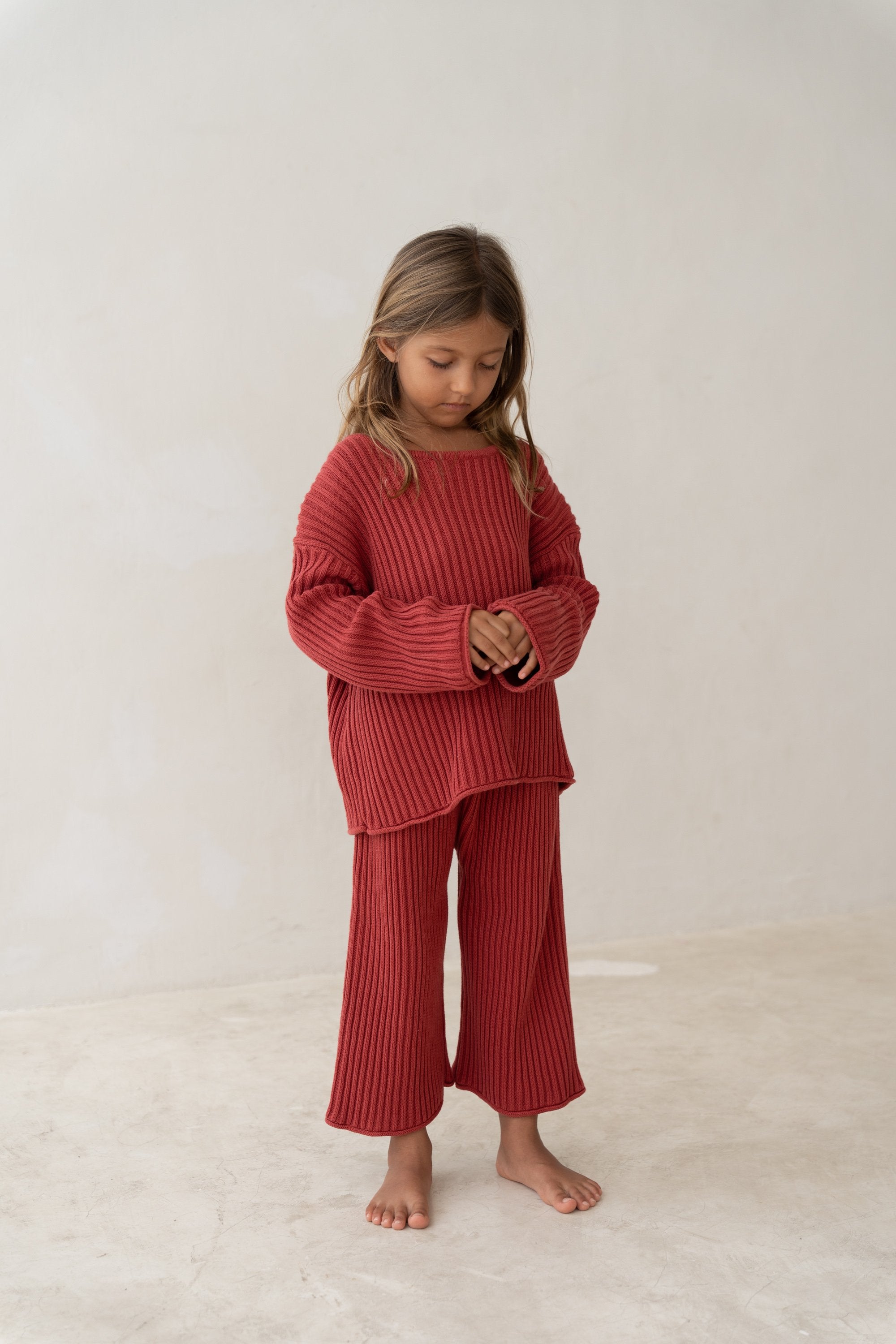Illoura ~ Essential Knit Jumper | Brick