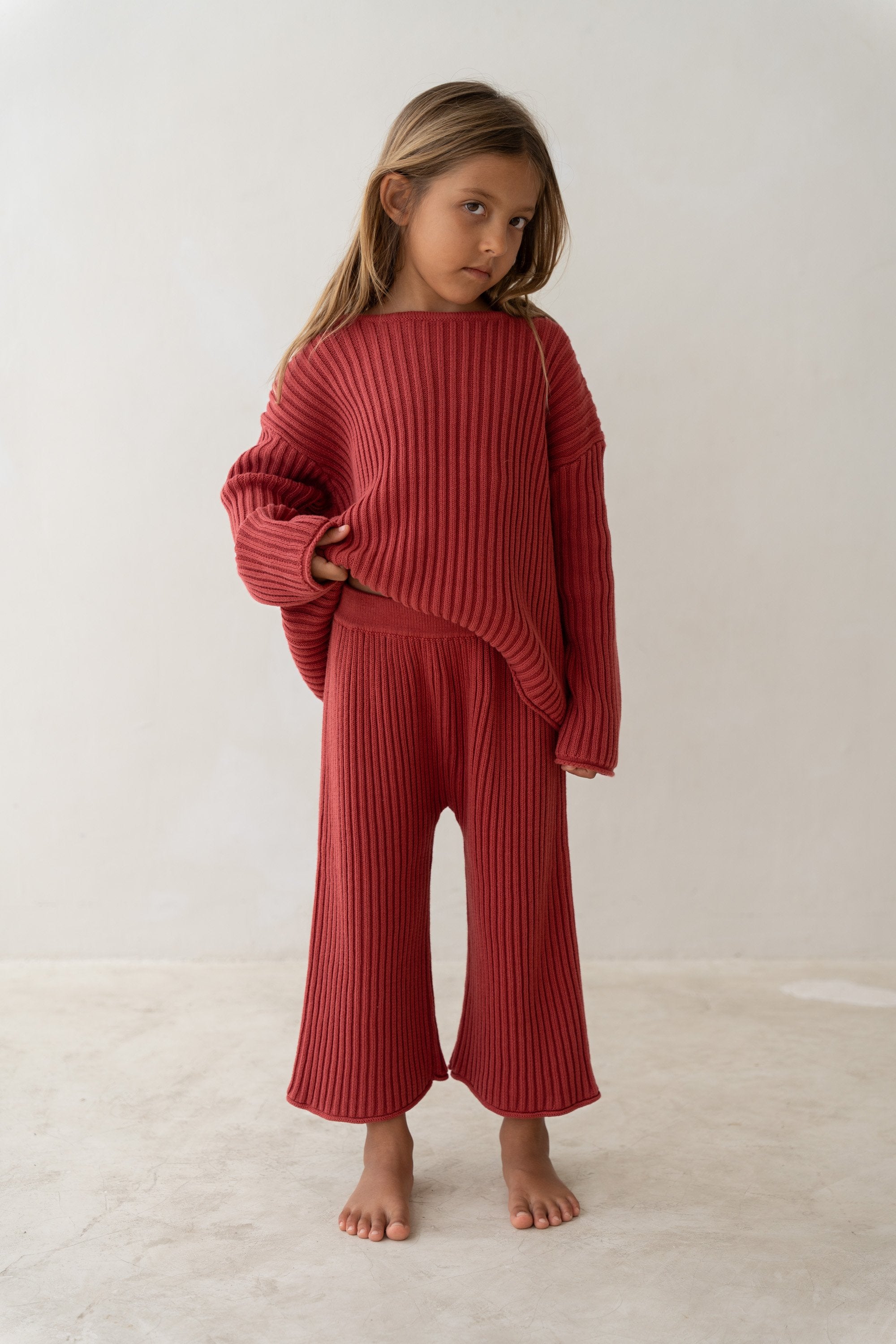 Illoura ~ Essential Knit Jumper | Brick