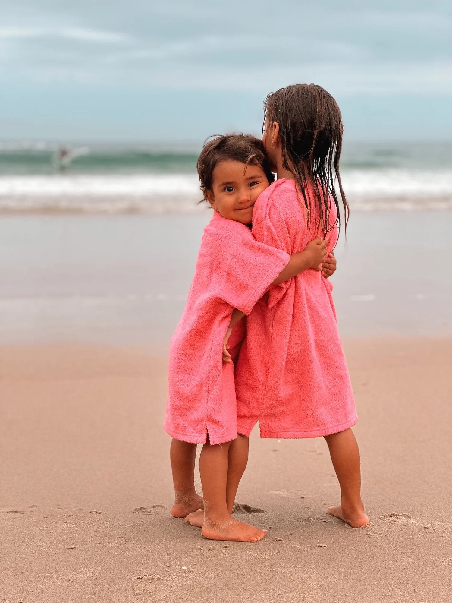 Incy Wincy Swimwear ~ Cotton Towel Beach Tee - Raspberry