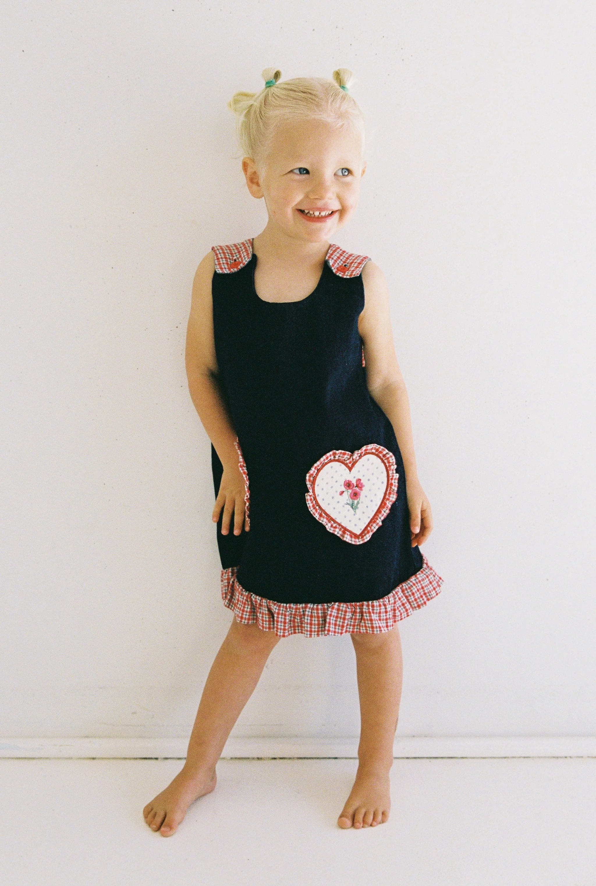 Polly Dress - Indigo