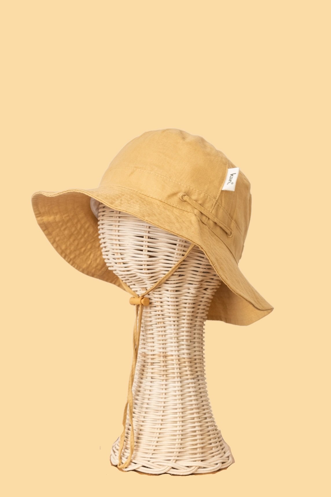 Kiin Baby ~ Cotton Sun Hat | Golden Tan
