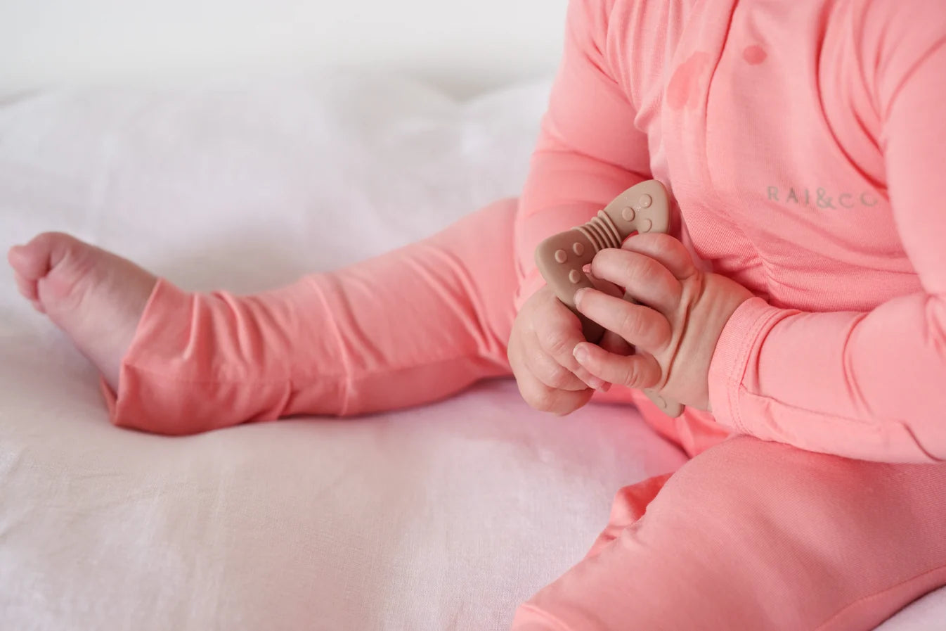 Lightweight Bamboo Onesie - Watermelon