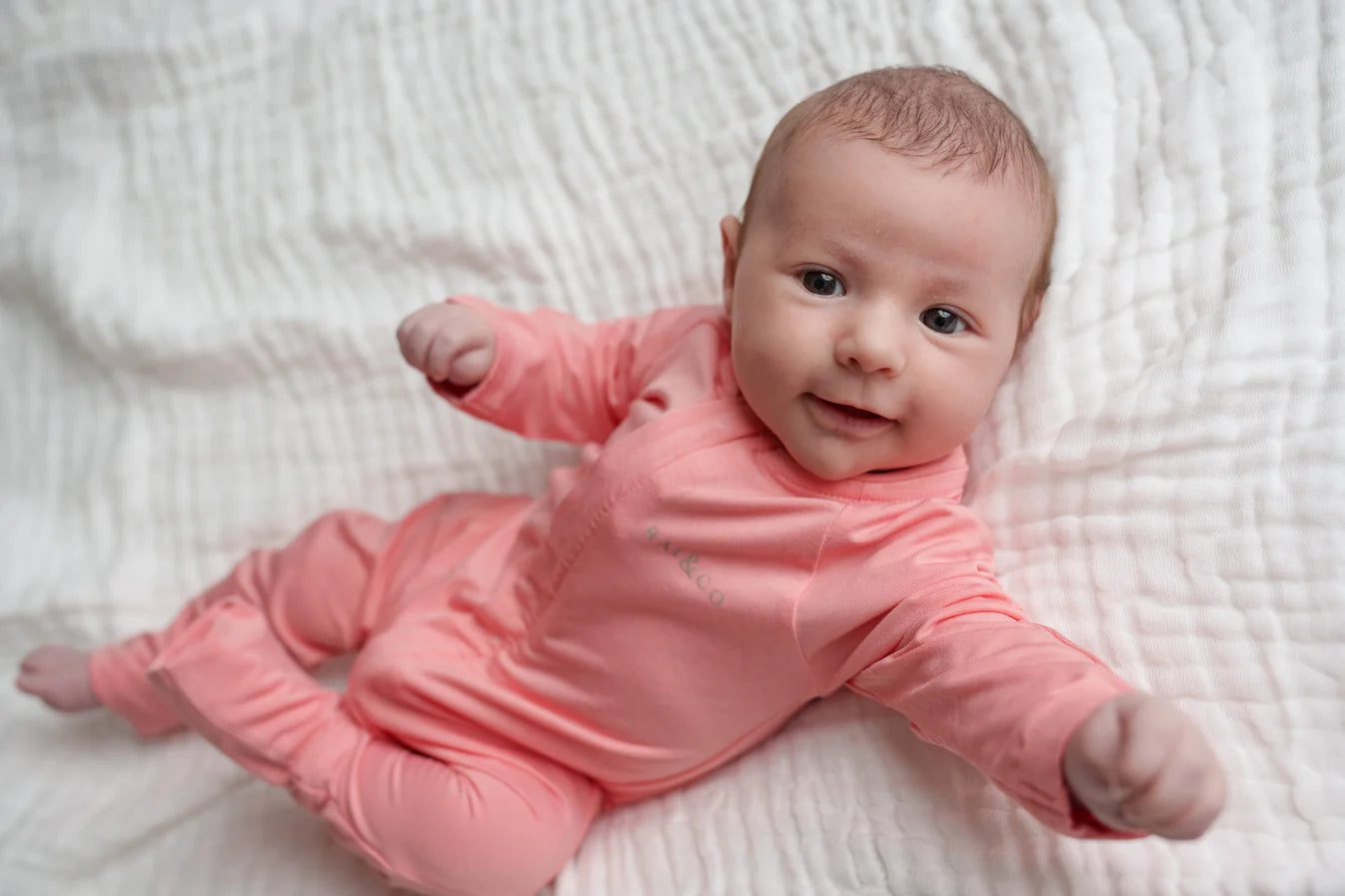 Lightweight Bamboo Onesie - Watermelon