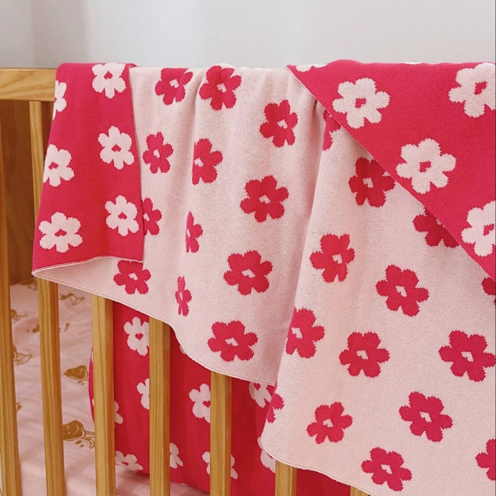 The Bundle Co ~ Blossom Blanket - 100% Cotton Baby Blanket