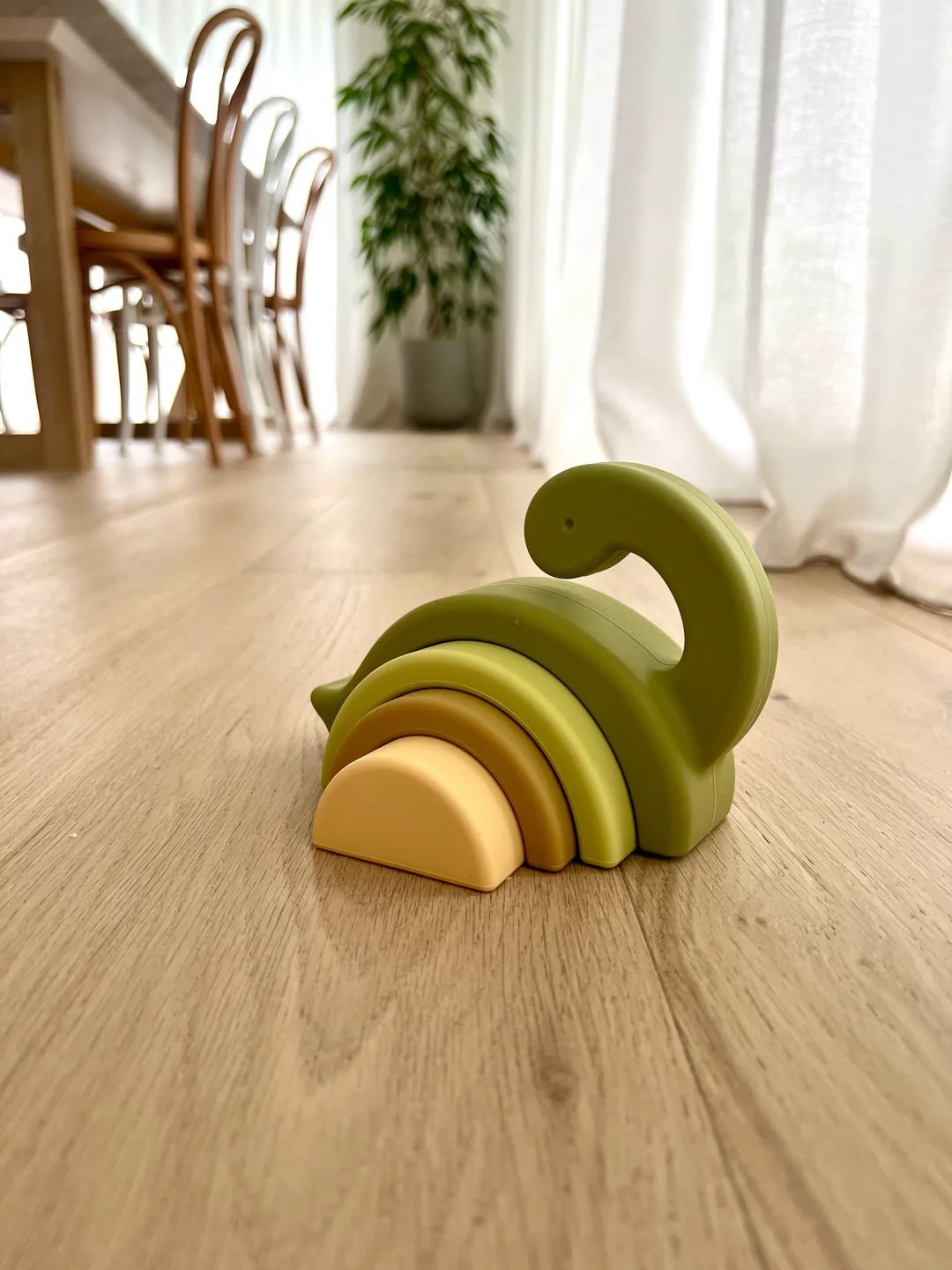 Littledrop ~ Nesting Set - Green Dinosaur