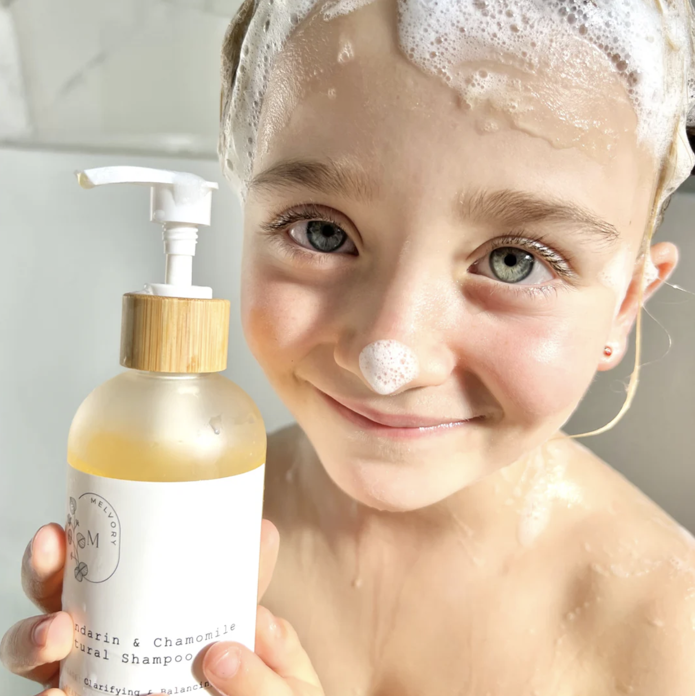 Melvory ~ Mandarin & Chamomile Natural Shampoo