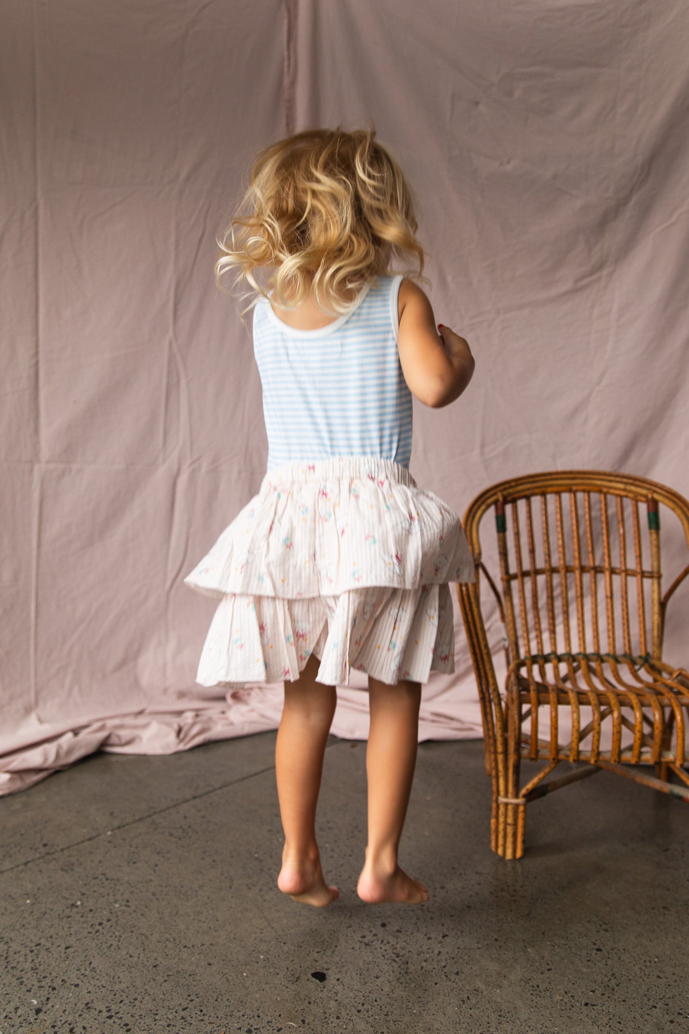 Millie Leotard-Stripe