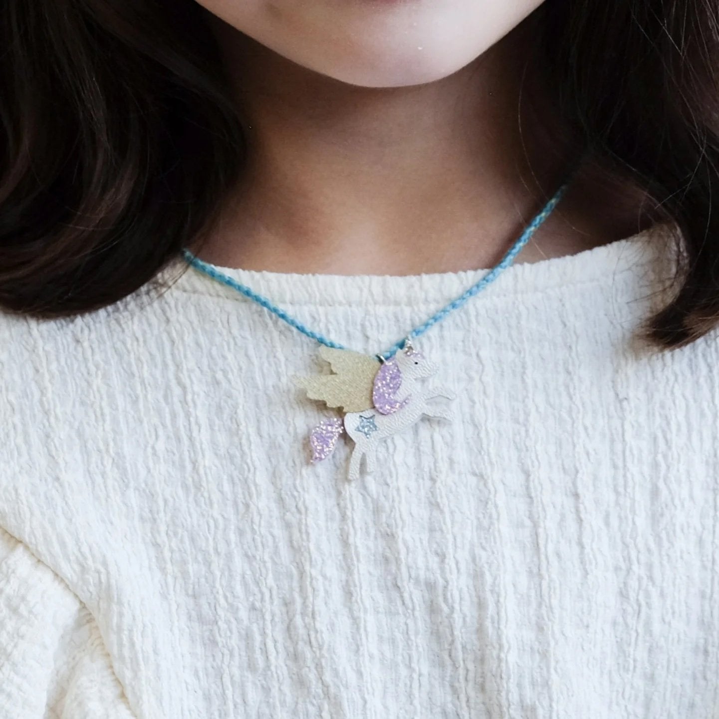 Mimi & Lula ~ Flying unicorn jewellery set