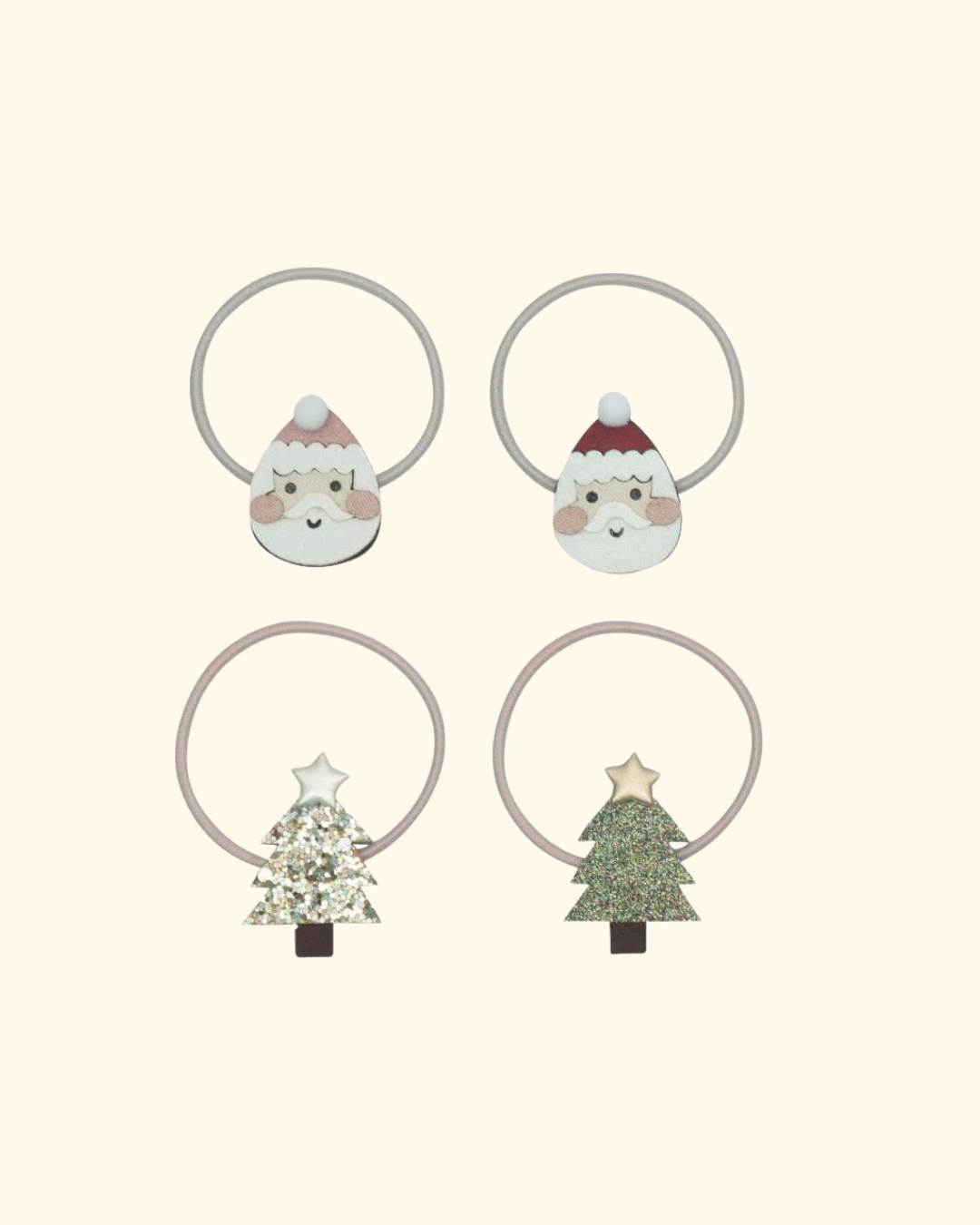 Mimi & Lula ~ Santa & Tree Ponies Christmas