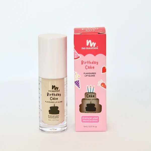 No Nasties ~ Natural Lip Gloss Birthday Cake
