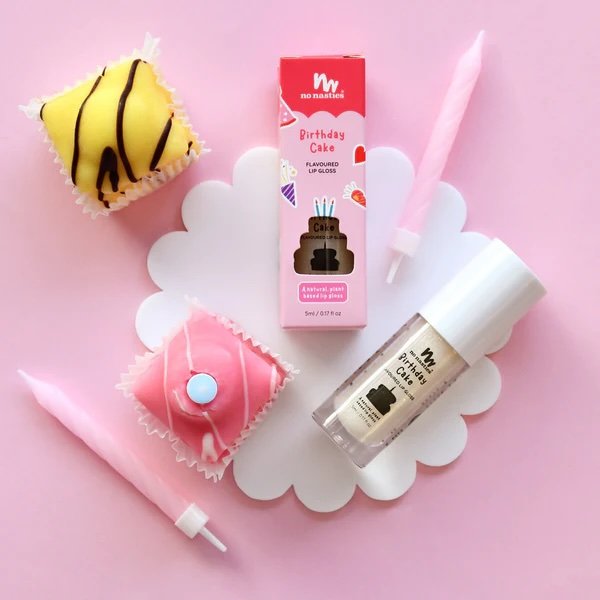 No Nasties ~ Natural Lip Gloss Birthday Cake