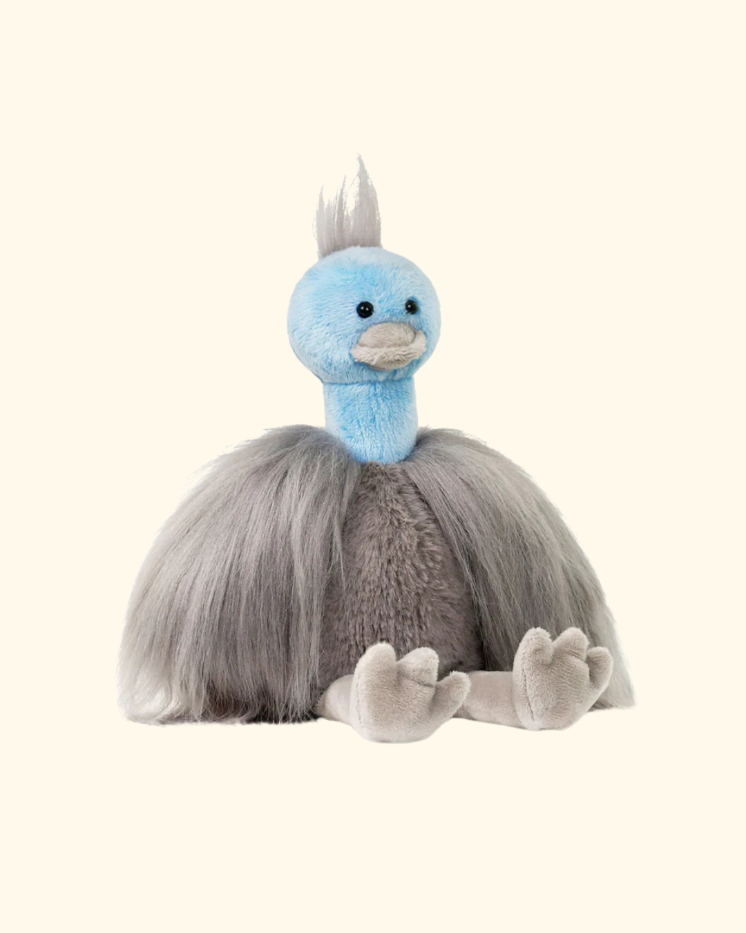 OB Design ~ Little Emmy Emu Soft Toy (Vegan Angora) 10"/25cm