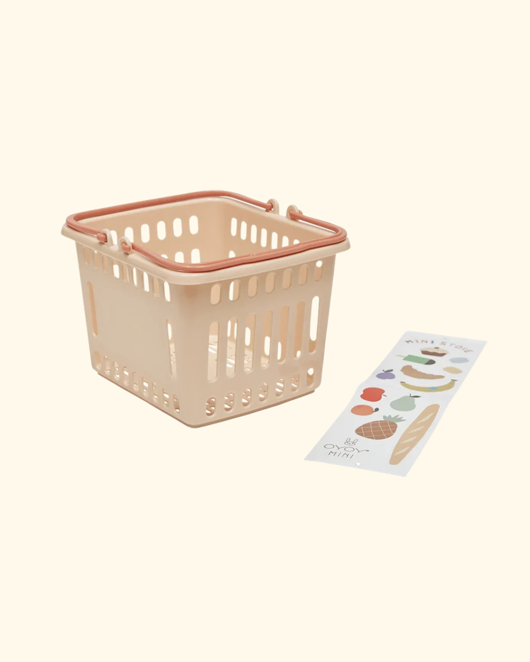 OYOY ~ Yummy Shopping Basket - Coral