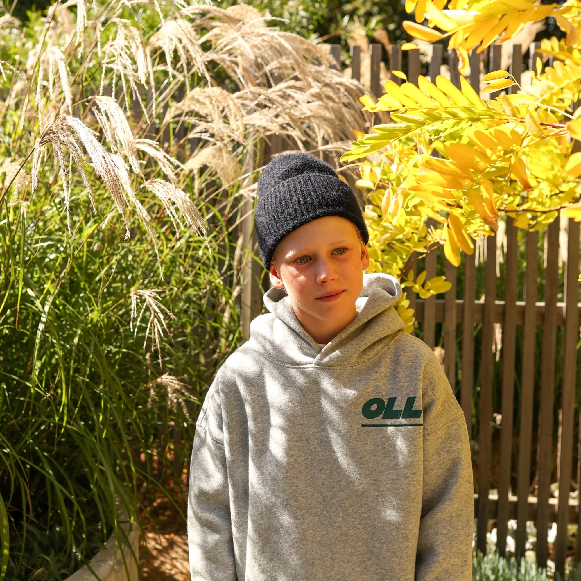 SKATE HOODIE - Grey Marle