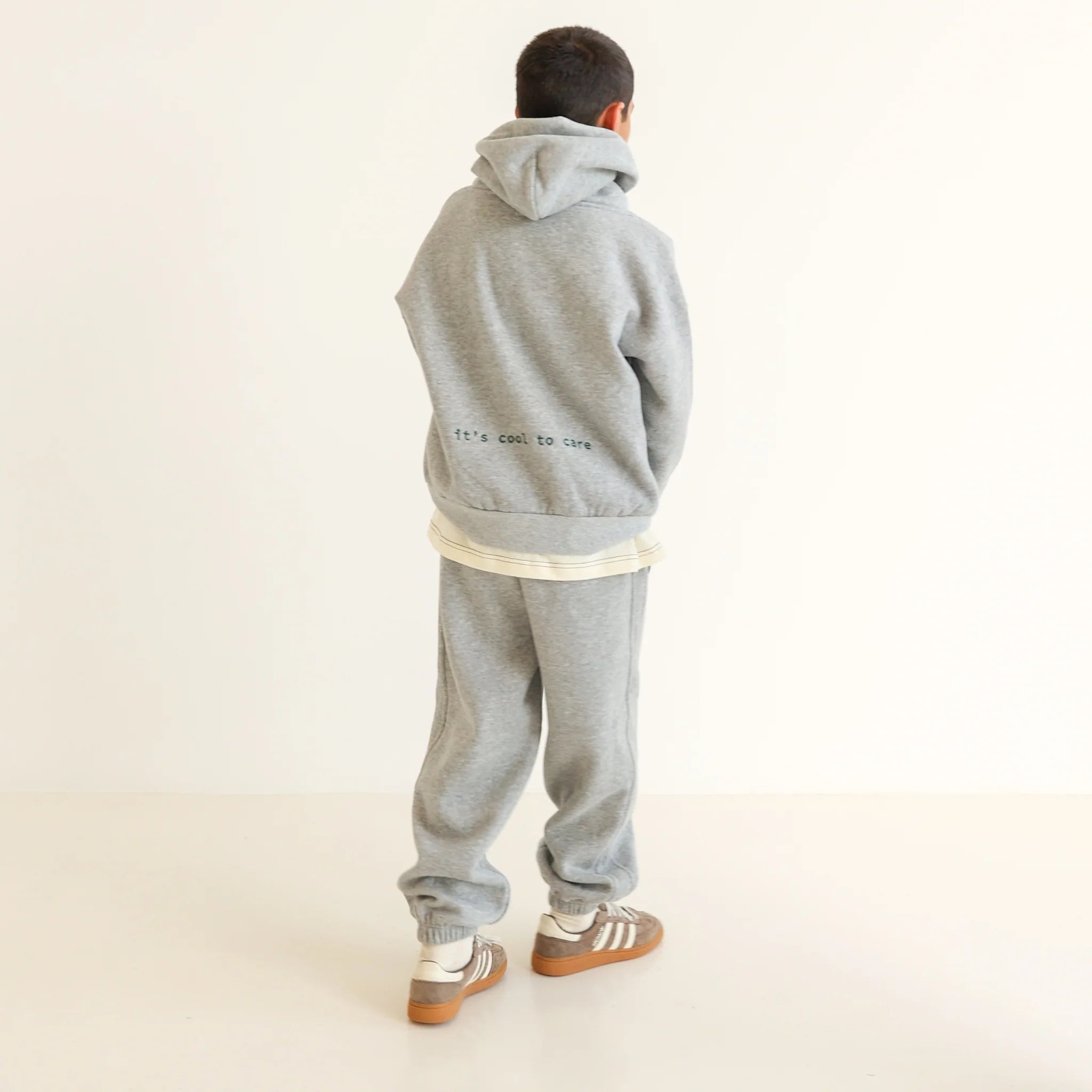SKATE HOODIE - Grey Marle