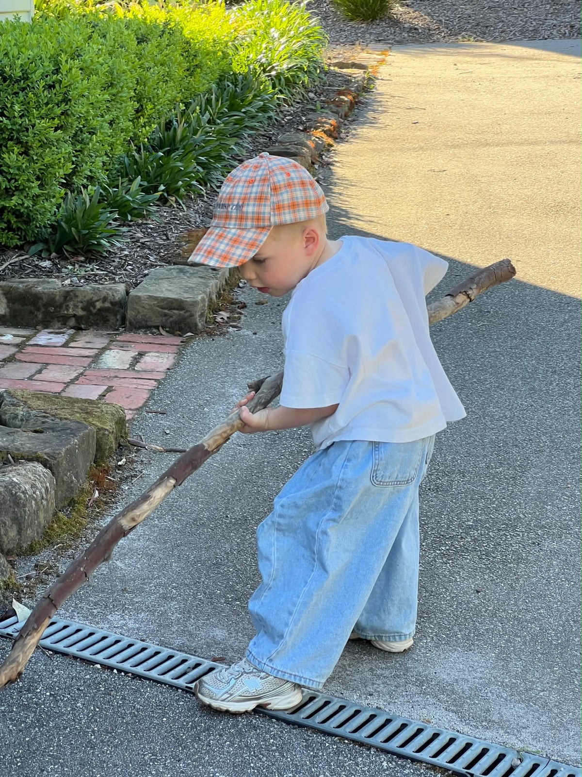 Ace Cap - Orange Plaid