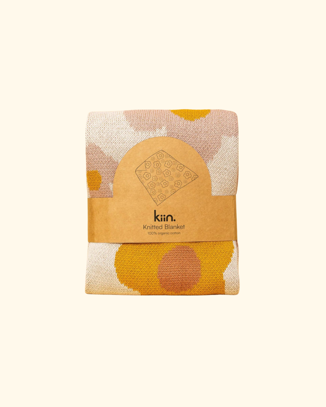 Kiin Baby ~ Organic Cotton Knitted Blanket - Bloom