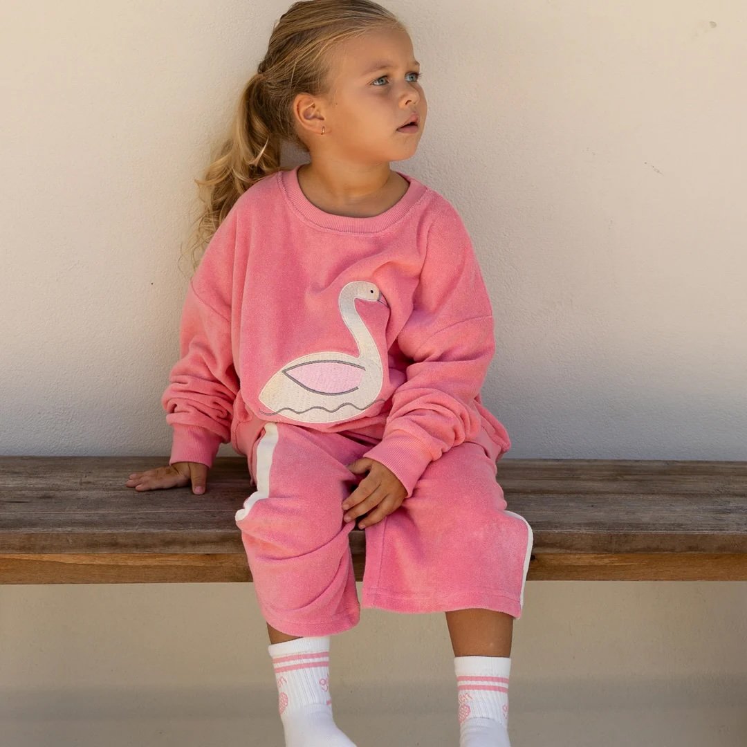Golden Children ~ Swan Sweater Meringue Pink