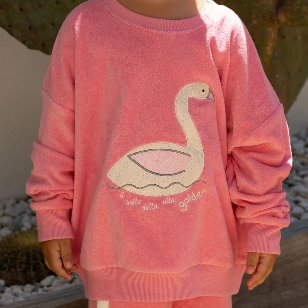 Golden Children ~ Swan Sweater Meringue Pink