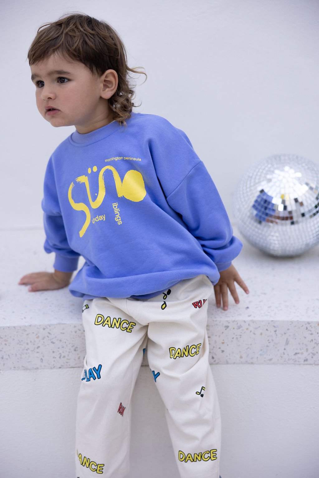 Sunday Siblings ~ il Sole sweater - Purple
